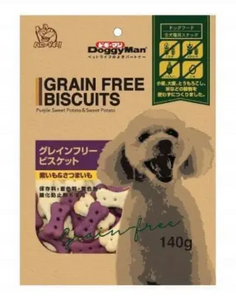 Doggyman Purple Sweet Potato & Sweet Potato Grain-free Biscuits Dog Treats 140g