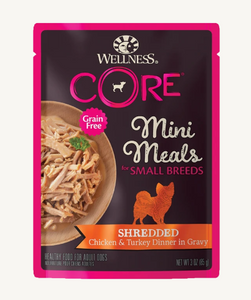 Wellness Core Small Breed Mini Meals Wet Dog Food 3oz (85g)