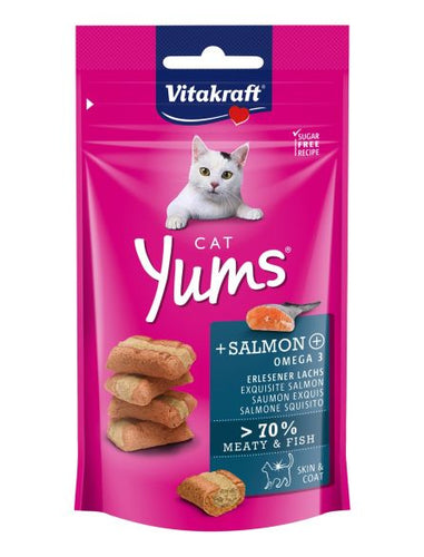 Vitakraft Cat Yums Salmon Treats 40g