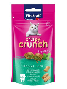 Vitakraft Cat Crispy Crunch Dental Care Treats 60g