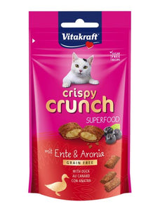 Vitakraft Cat Crispy Crunch Duck & Aronia Treats 60g