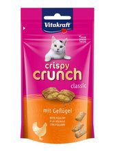 Load image into Gallery viewer, Vitakraft Cat Crispy Crunch Poultry Treats 60g