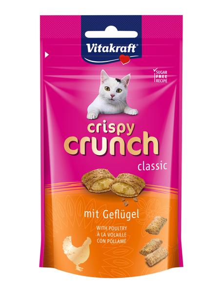 Vitakraft Cat Crispy Crunch Poultry Treats 60g