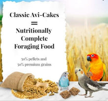 Load image into Gallery viewer, Lafeber Classic Avi-Cakes for Small Birds 8oz Parrot Bird Food Diet