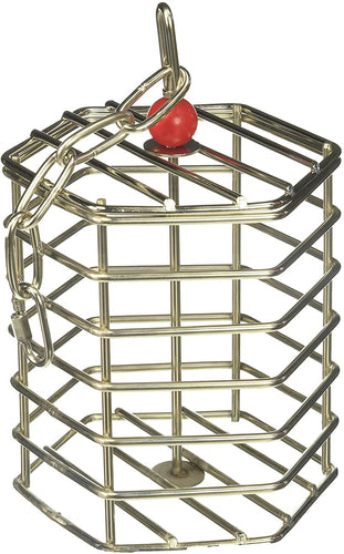 Stimulate Natural Behaviour Foraging Metal Cage Toy For Smart Parrot Birds