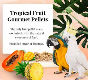 Lafeber Macaw Tropical Fruit Gourmet Pellets 1.25lb / 4lb Parrot Bird Food Diet