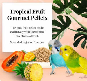 Lafeber Parakeet Tropical Fruit Gourmet Pellets 1.25lb /4lb