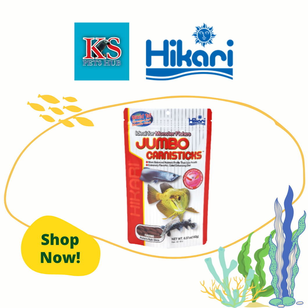 Hikari Tropical Jumbo Carnisticks 182g Fish Food