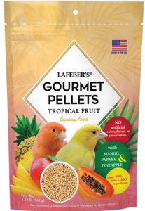 Lafeber Canary Tropical Fruit Gourmet Pellets 1.25lb Song Bird Feed