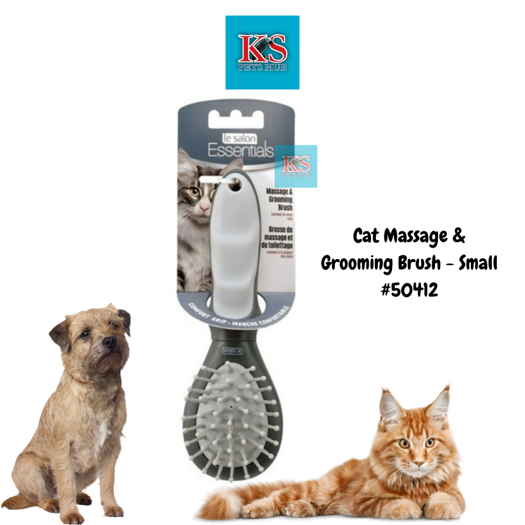 Le Salon Essentials Cat Massage & Grooming Brush - Small #50412