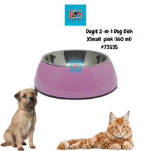 Load image into Gallery viewer, Dogit 2-in-1 Dog Dish-,XSmall, Assorted Color (160 ml) #73535-36/38-39)