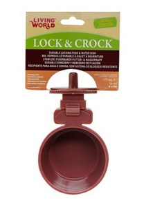 Living World Lock & Crock Dish, Burgundy Plum (61786/61788)