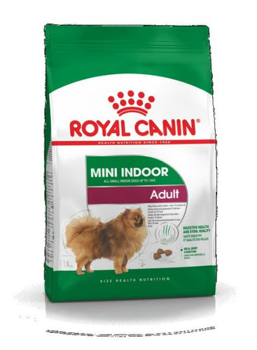 Royal Canin Canine Mini Indoor Adult 1.5kg/3kg.7.5kg Dog Feed