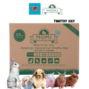 Momi Timothy Hay Second 2nd Cut 1kg / 2.5kg/ 10kg Small Animal Feed