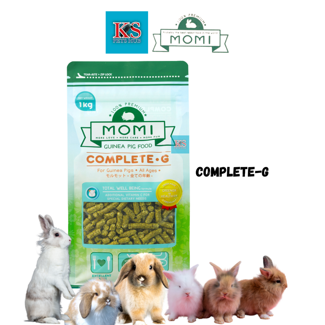Momi COMPLETE G 1kg Guinea Pig All Ages Stages Small Animal Feed