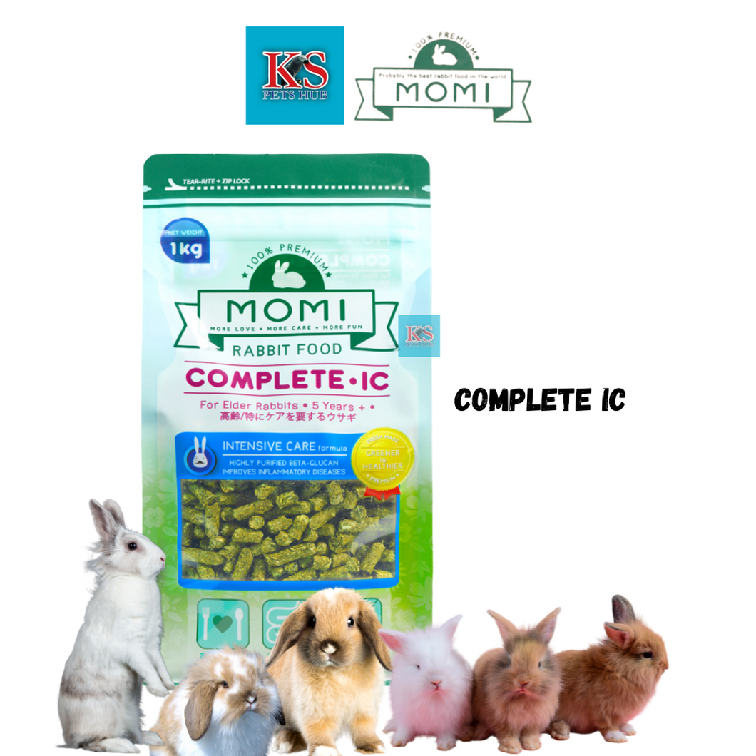 Momi COMPLETE IC 1kg Senior Rabbit Small Animal Feed