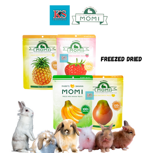 Momi Freeze Dried Assorted Fruits Treats 15g Small Animal Feed