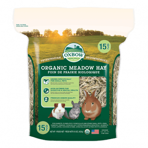 Oxbow Organic Meadow Hay 15oz For Small Animal Feed