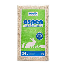 Load image into Gallery viewer, PETSPICK Aspen 24L Wood Shaving Bedding for Small Animals