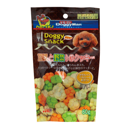 Doggyman Soybean Milk & Vegetable Cookie Dog Feed Treats 60g 81988