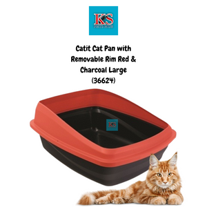 Catit Cat Love Rimmed Pan with Removable Medium (36622) / Large (36623) / Large (36624)