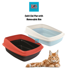 Load image into Gallery viewer, Catit Cat Love Rimmed Pan with Removable Medium (36622) / Large (36623) / Large (36624)